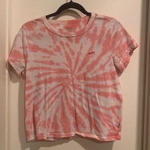 Used Medium vans pink tie dye short sleeve t-shirt